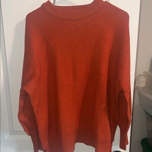 Fashion Cozy Rust Cowl Neck Sweater